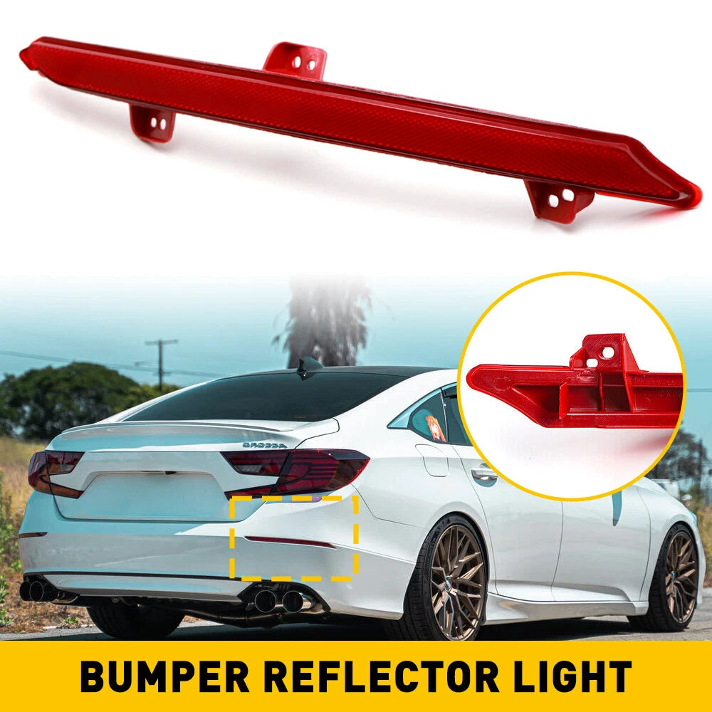 Rear Bumper Reflector Case Right Tail Light Lamp Cover for Honda Accord (2018–2022)