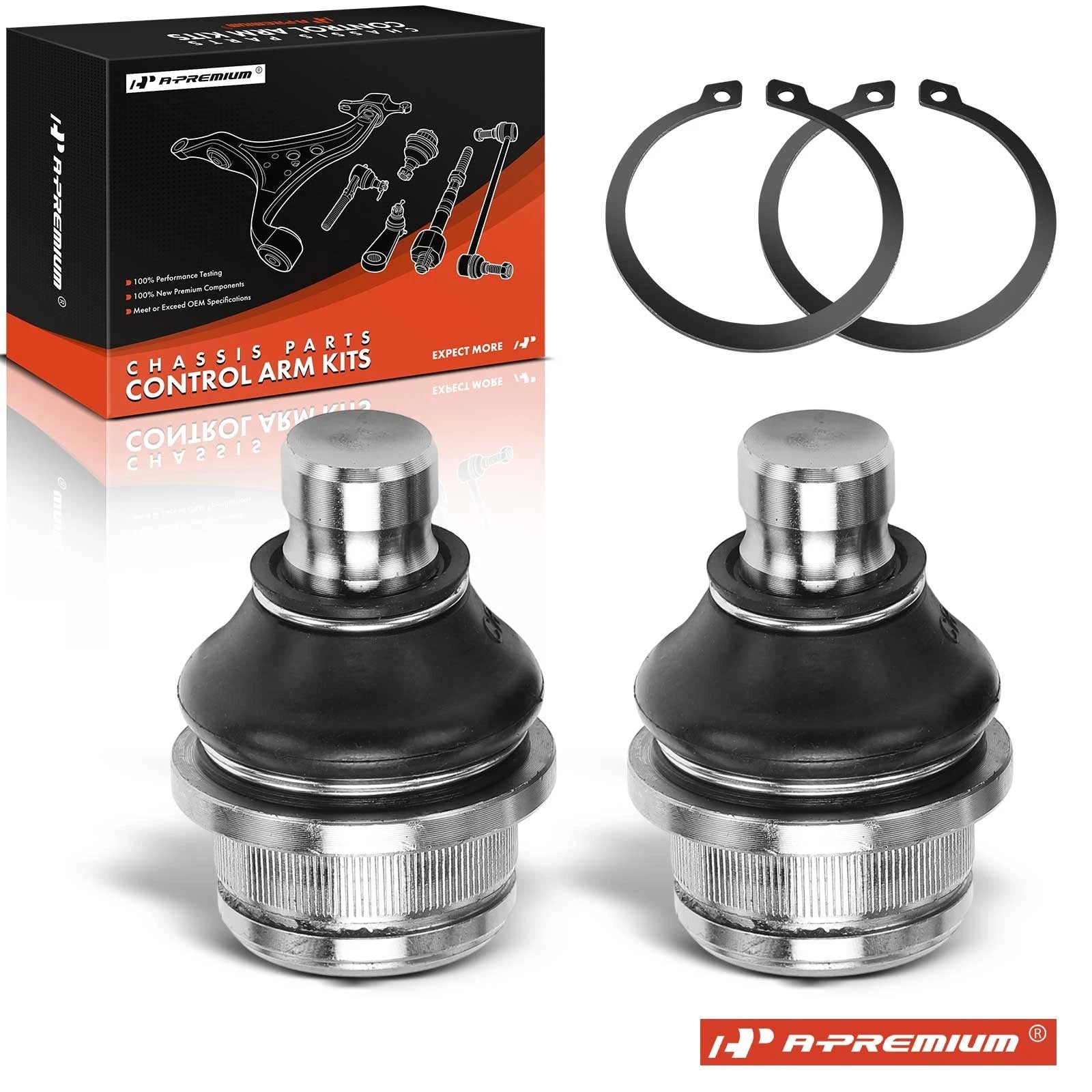 2X Front Lower Ball Joint for Mitsubishi Lancer (2002–2007)