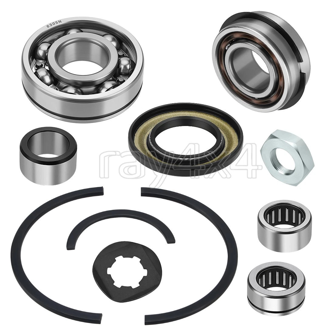 Transmission Bearings Circlip Collar Oil Seal Kit for Yamaha Banshee 350 (1987–2006)
