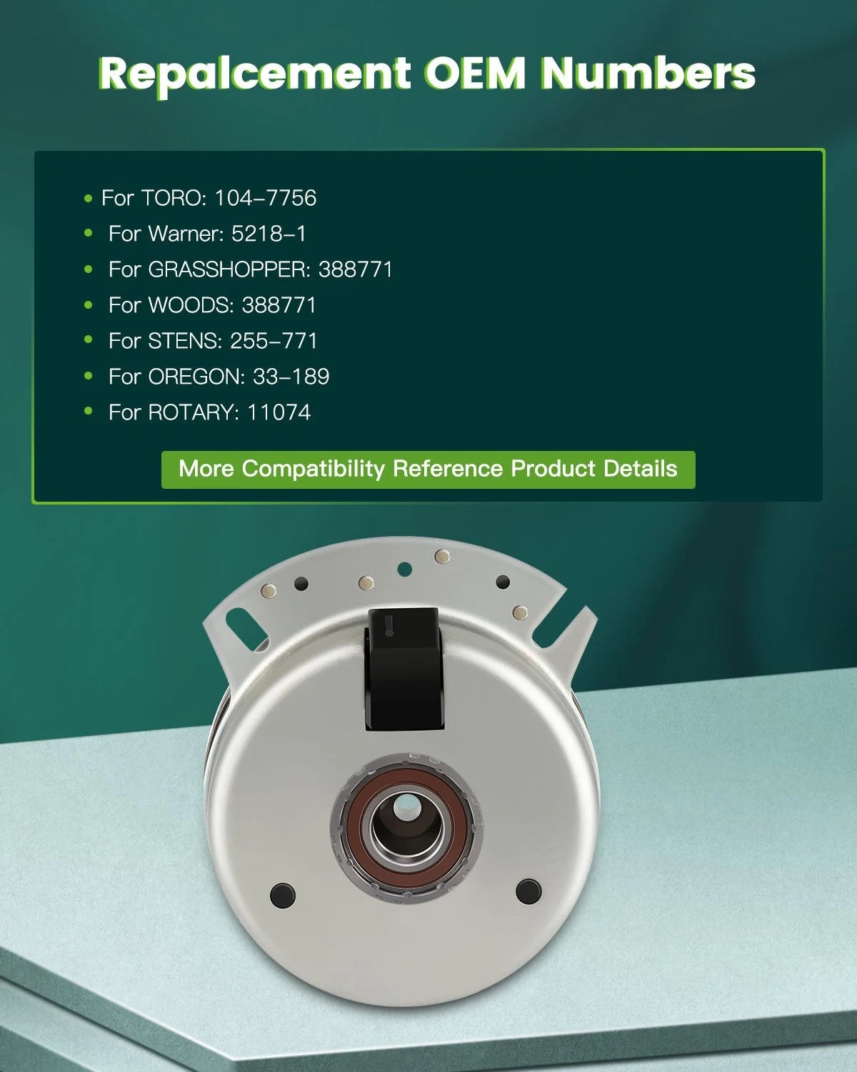 PTO Clutch for Warner Lawn Mower (5218-58)