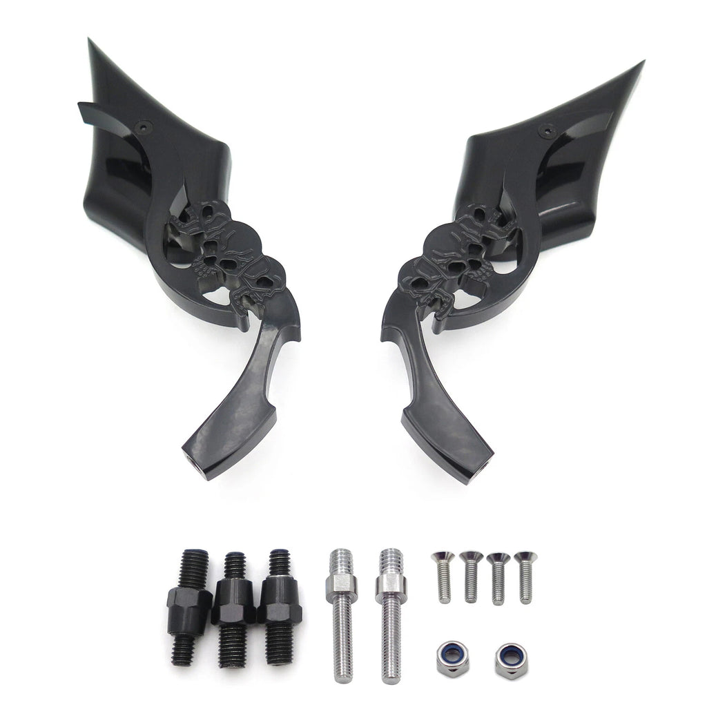 Skull Blade Mirror for Honda CBR, Kawasaki Ninja, Yamaha YZF, Suzuki Hayabusa (1999–2007)