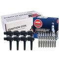 Set of 8 Ignition Coils & 16 NGK Iridium IX Spark Plugs for Chrysler Dodge