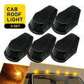 5x Smoked Amber LED Cab Roof Marker Lights for Ford F150 F250 (1973–1997)