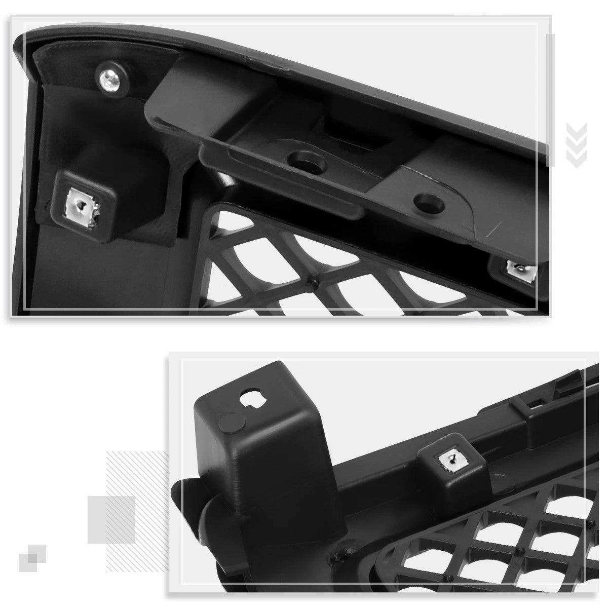 Set of 2 Chrome Side Step Nerf Bars for Silverado/Sierra Regular Cab (2007–2019)