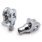 Chrome Foot Pegs Connection Fittings for Triumph Thunderbird Sport Bonneville (1995–2004)