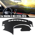 Dashboard Dash Mat Sun Cover Pad for Mazda 3 (2010–2013) Black