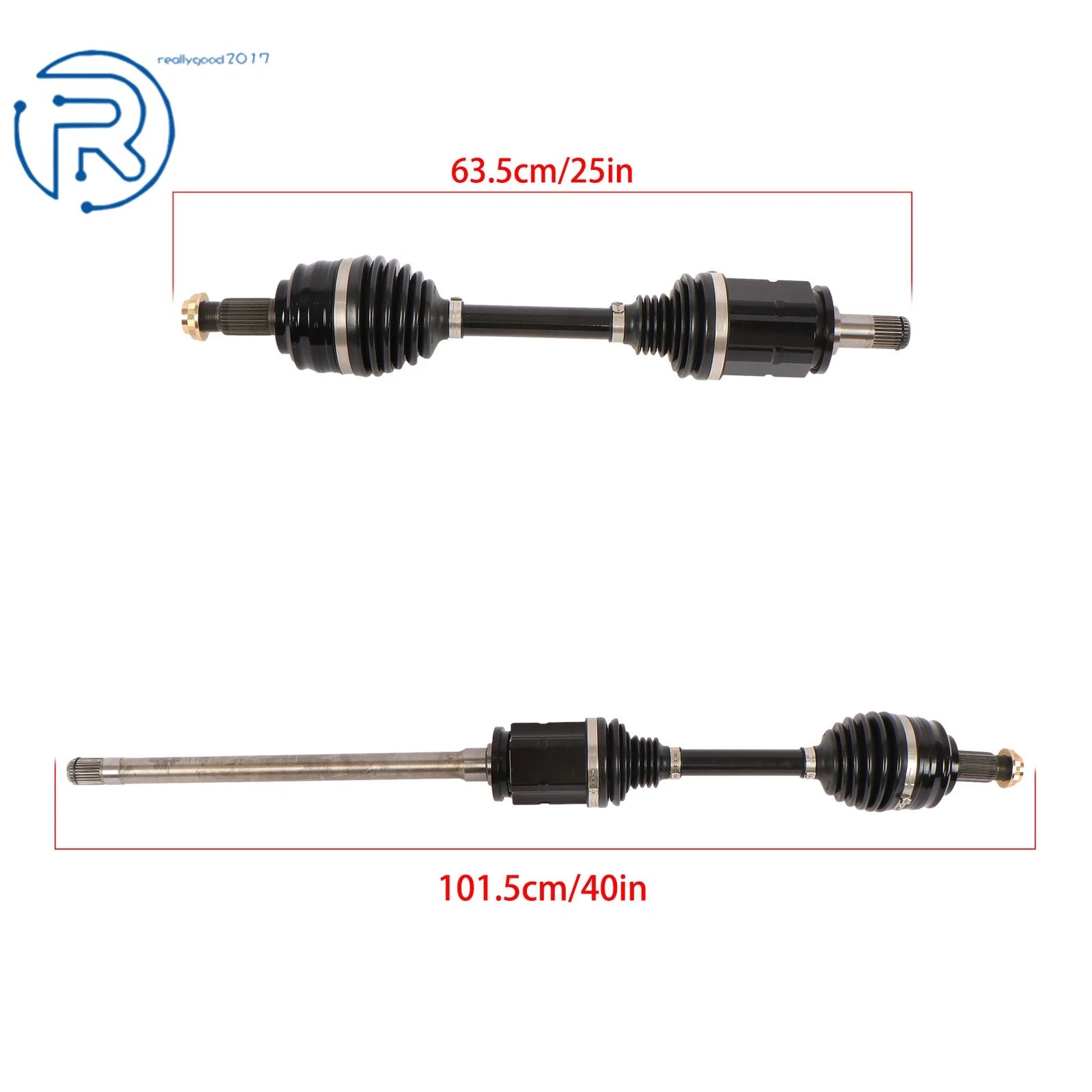 Set of 2 CV Axle Shafts for BMW E53 X5 (2000–2006) 66-9256
