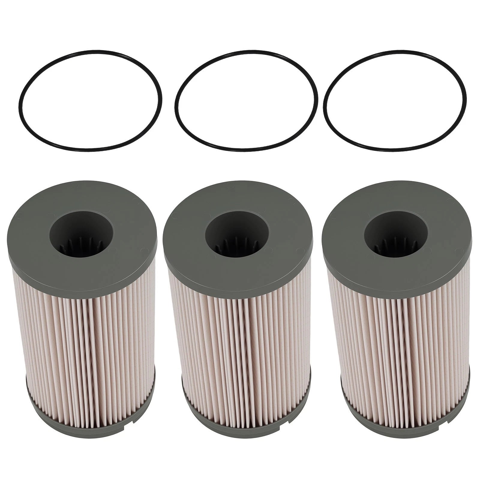 3 Pack Fuel Filter for Cummins MX11 MX13 (2015–2017) FS20172 K37-1029 K37-1012