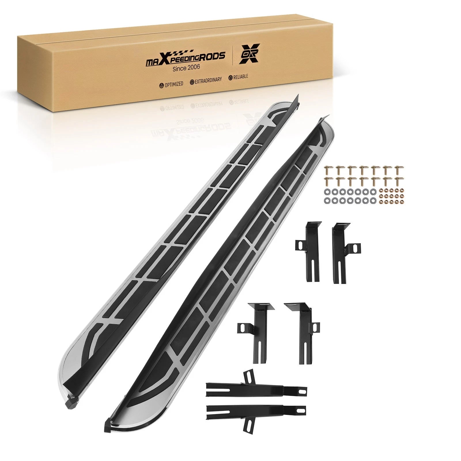Nerf Bars Running Boards for Infiniti JX35 QX60 (2013-2021) Black