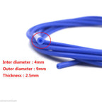 4mm Blue Silicone Rubber Vacuum Tube for Car SUV (5 Meter)