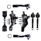 Set of 4 Front Ball Joints and Tie Rods for Toyota Tundra Sequoia (2000–2002)