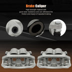 Front Brake Calipers & Rotors with Ceramic Pads for Dodge Ram 1500 (2009–2010)