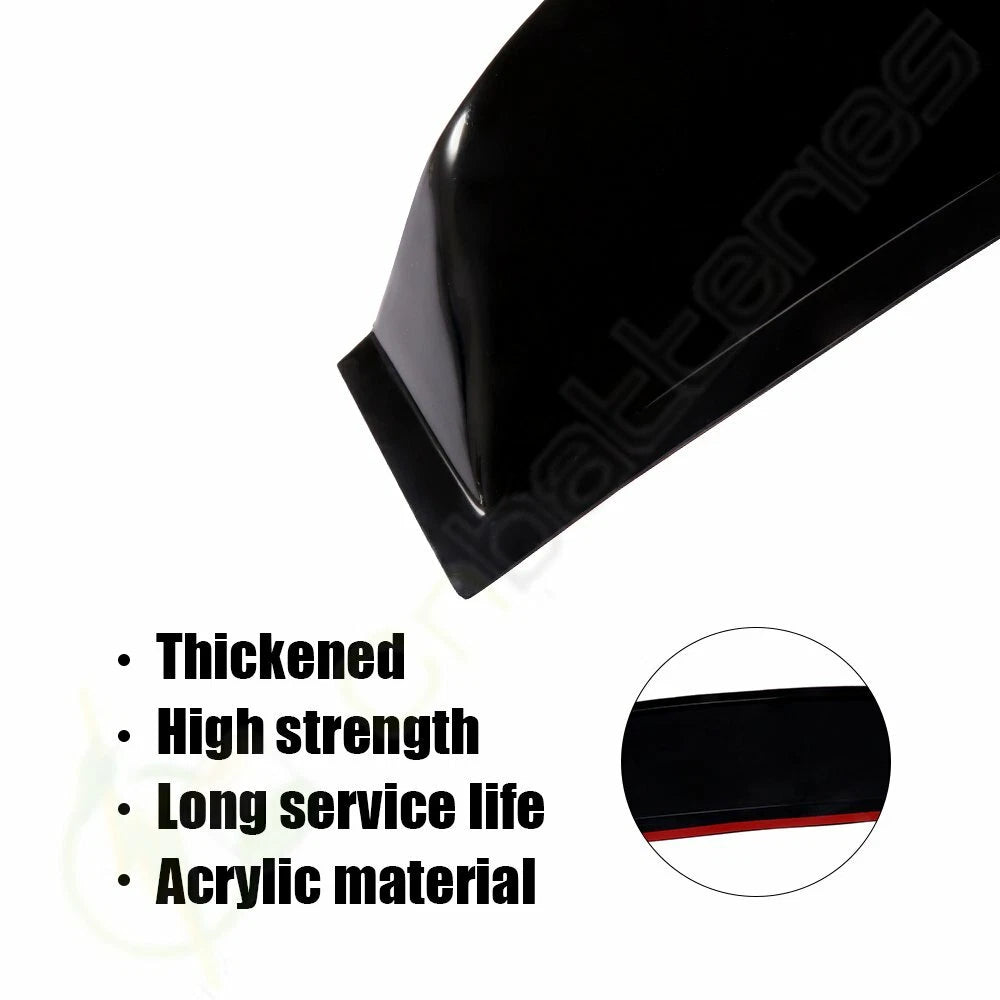 Acrylic Rear Window Roof Vent Visor Spoiler Wing for Honda Civic 2012–2015