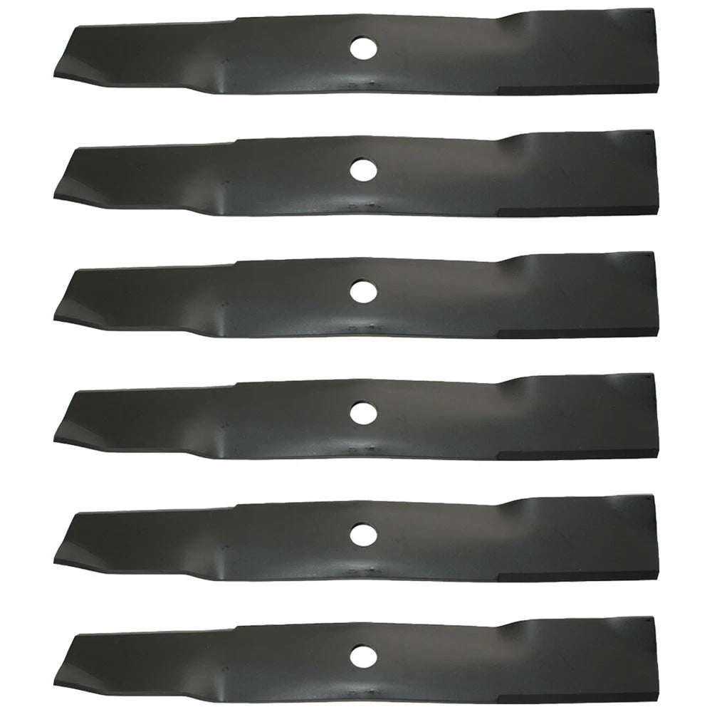 6 Rep Blades for John Deere M143520 M145516 (54" C Deck Mowers)