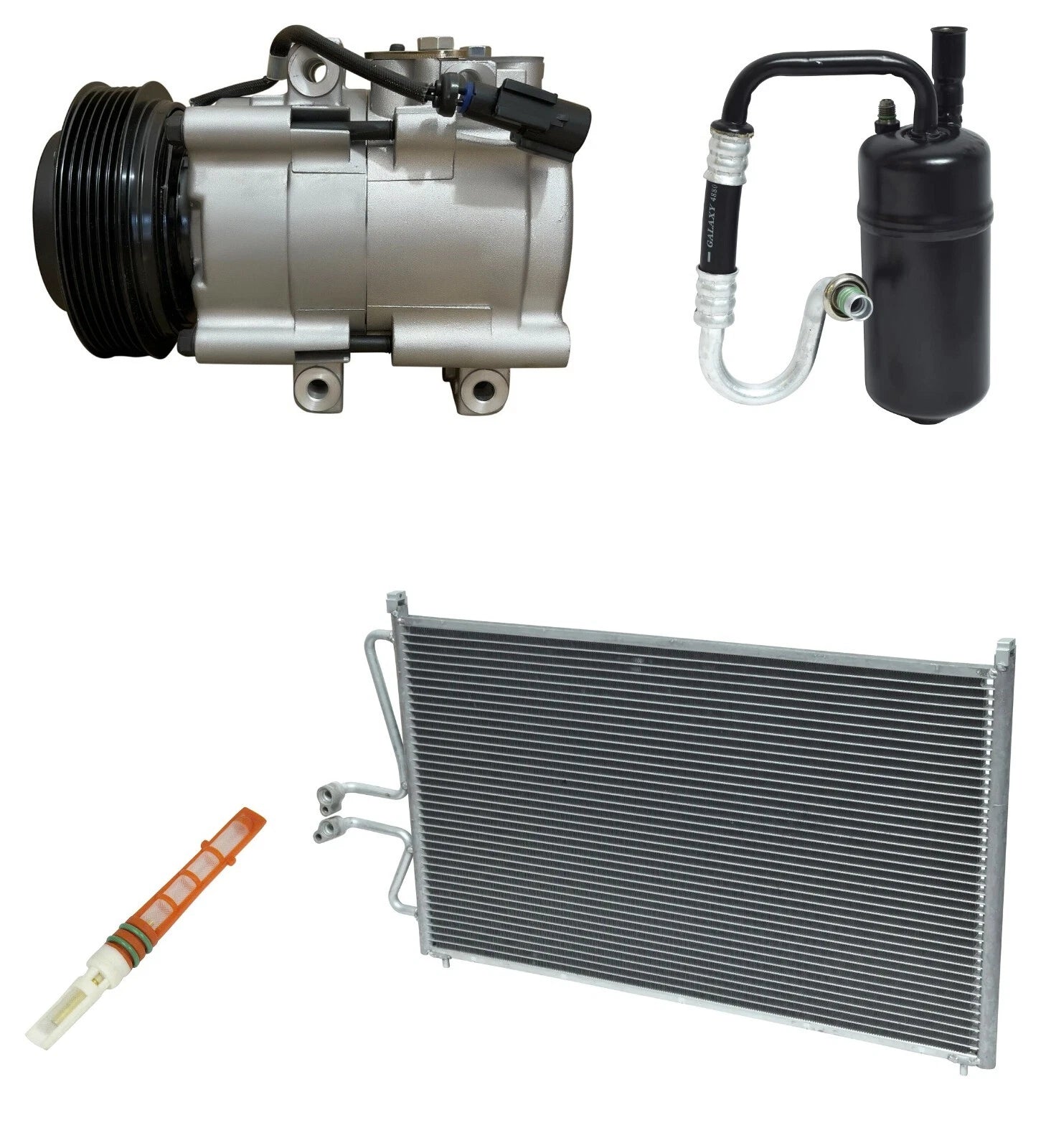 AC Compressor Kit With Condenser for Ford Escape 2.3L (2007–2012)