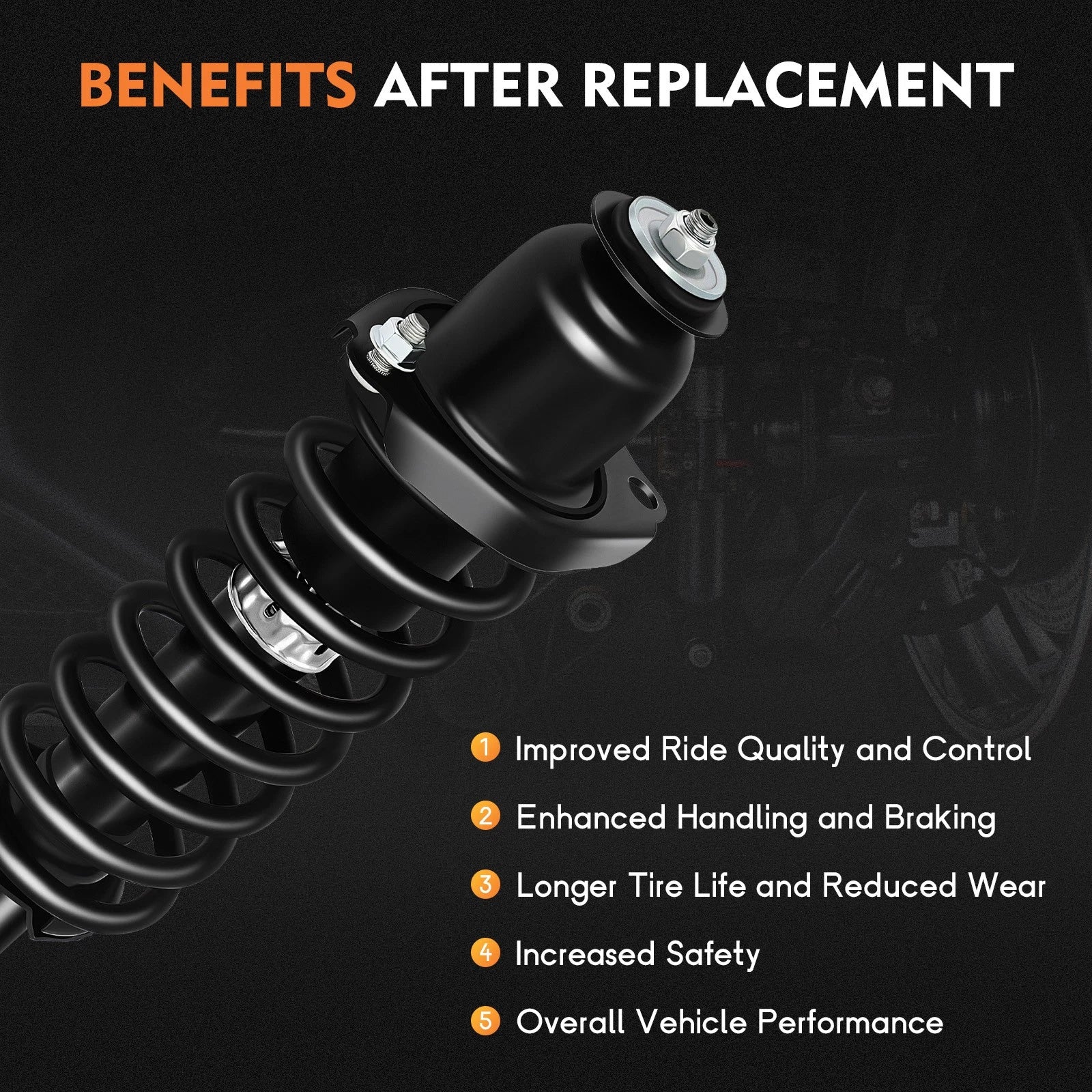 Rear Strut Spring & Shock Absorber Assembly for Toyota Corolla (2014-2019)