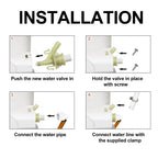 Toilet Water Valve & Flush Ball Seal for Dometic RV