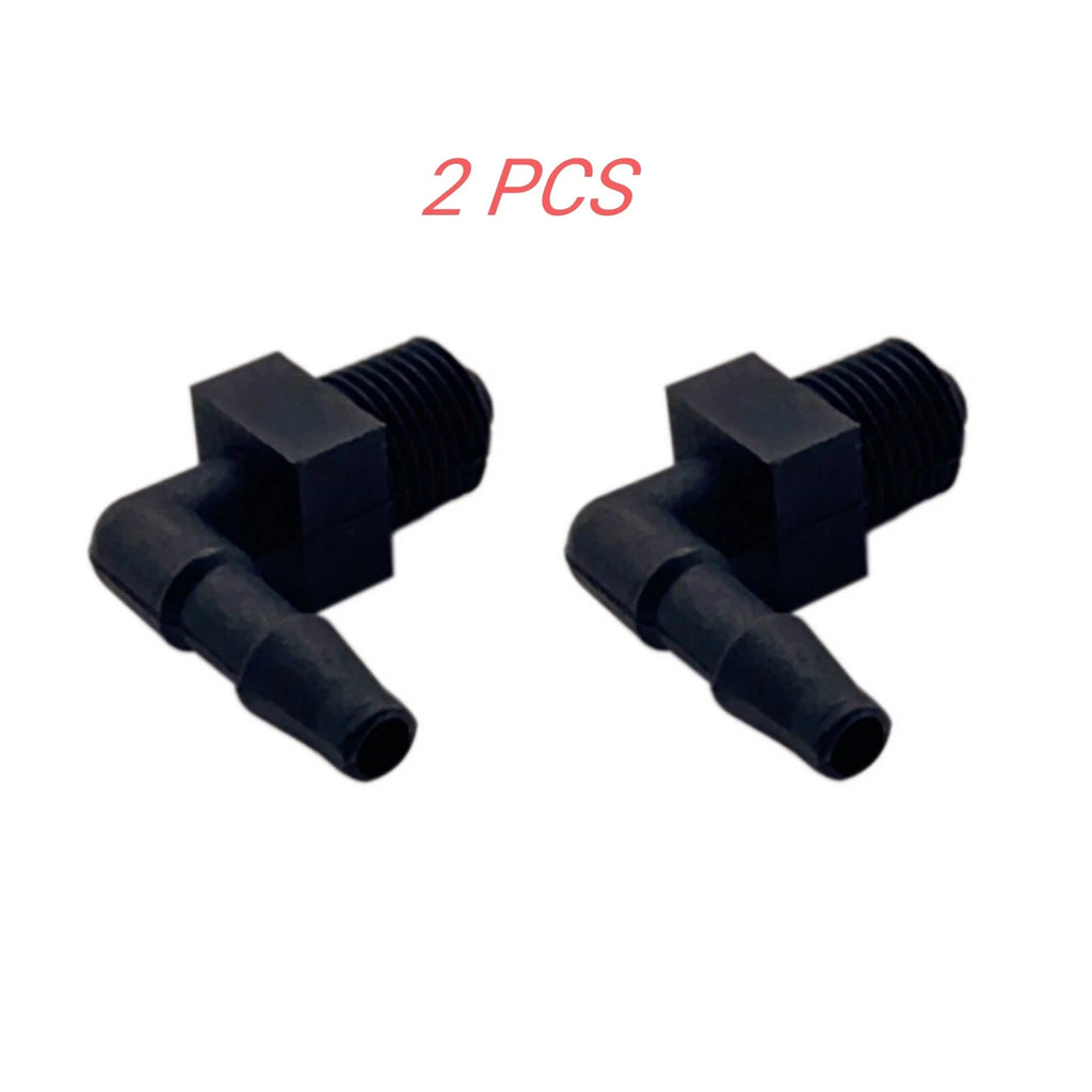 2X Elbow to Hose Barb for OMC BRP Evinrude Johnson (321886, 0321886, 18-3290)