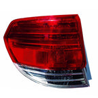 Replacement Driver Side Outer Tail Light Lens Housing for 2008-2010 Honda Odyssey