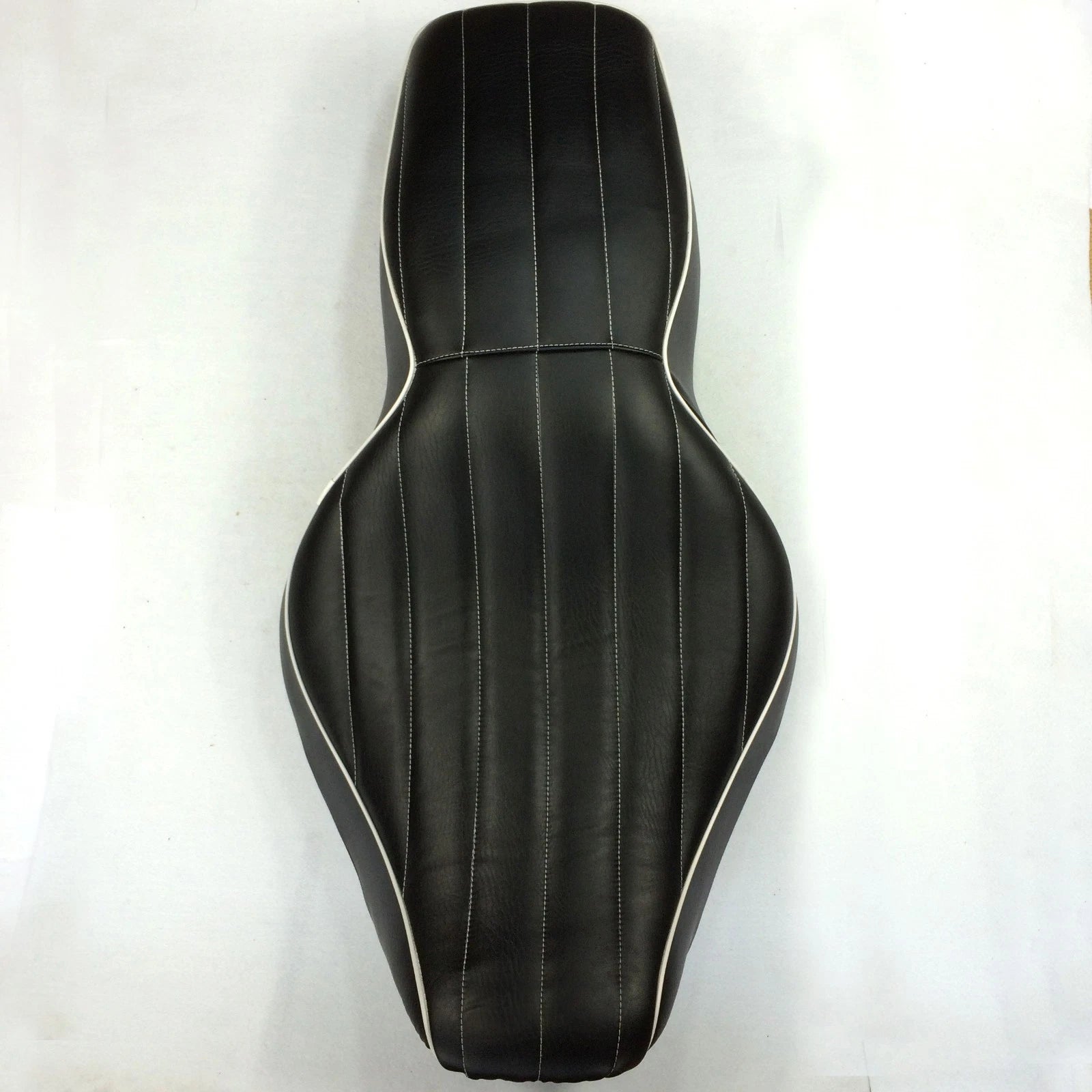 Custom Driver Passenger 2-Up Vertical Stripes Seat for Harley FLHR (1997–2006)