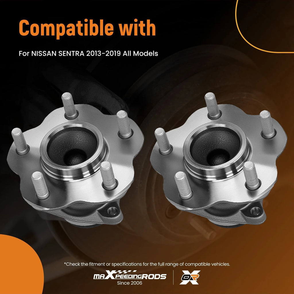 Wheel Hub Bearings Kit for Nissan Sentra (2013–2019) Rear FWD