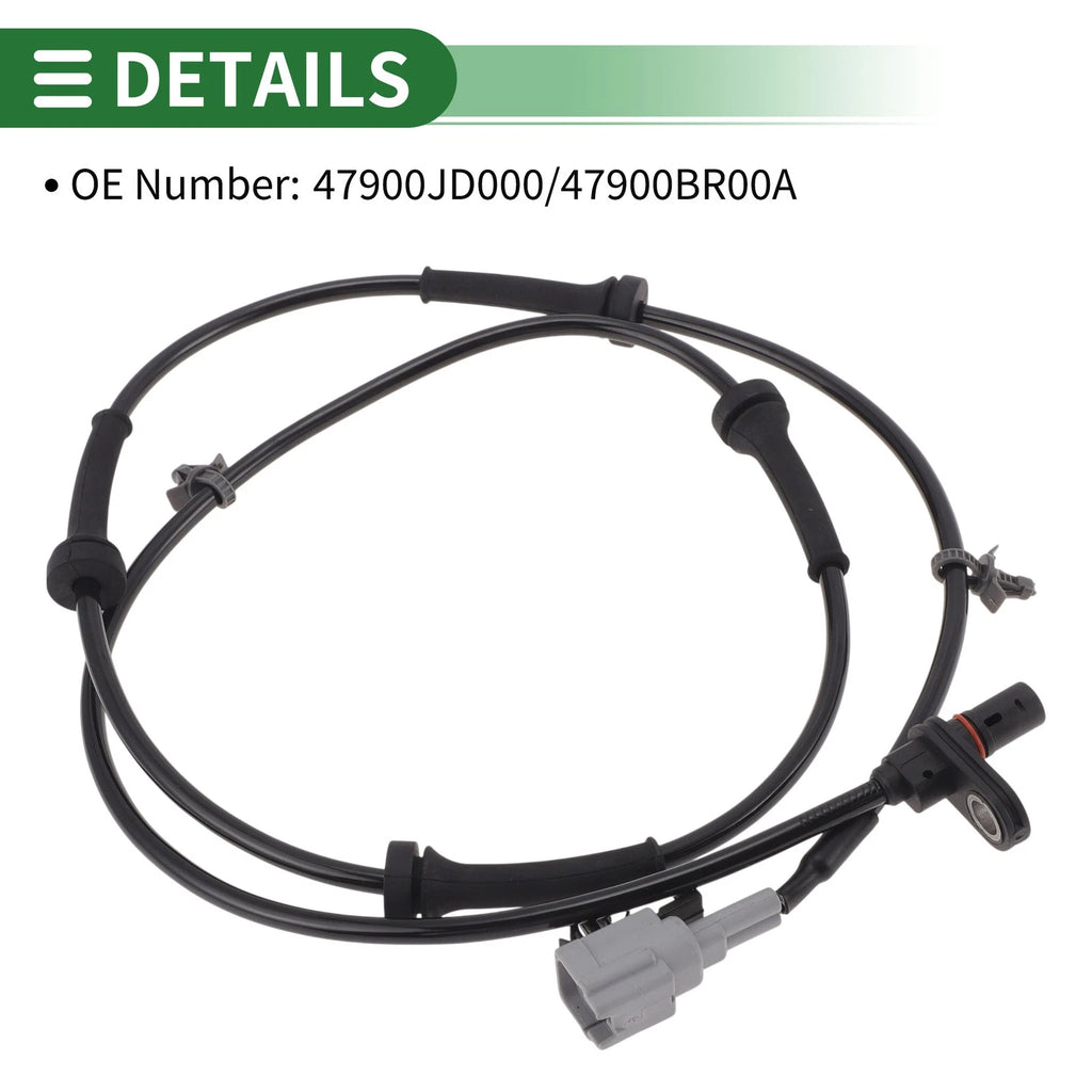 ABS Wheel Speed Sensor No. 47900JD000 for Nissan Qashqai (2007–2014)