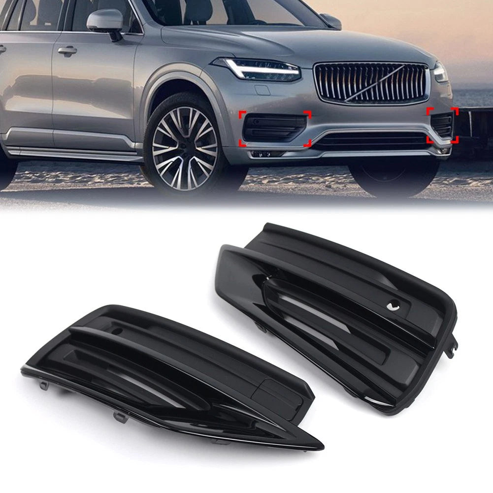 Set of 2 Front Bumper Fog Light Grilles for Volvo XC90 (2020–2024)