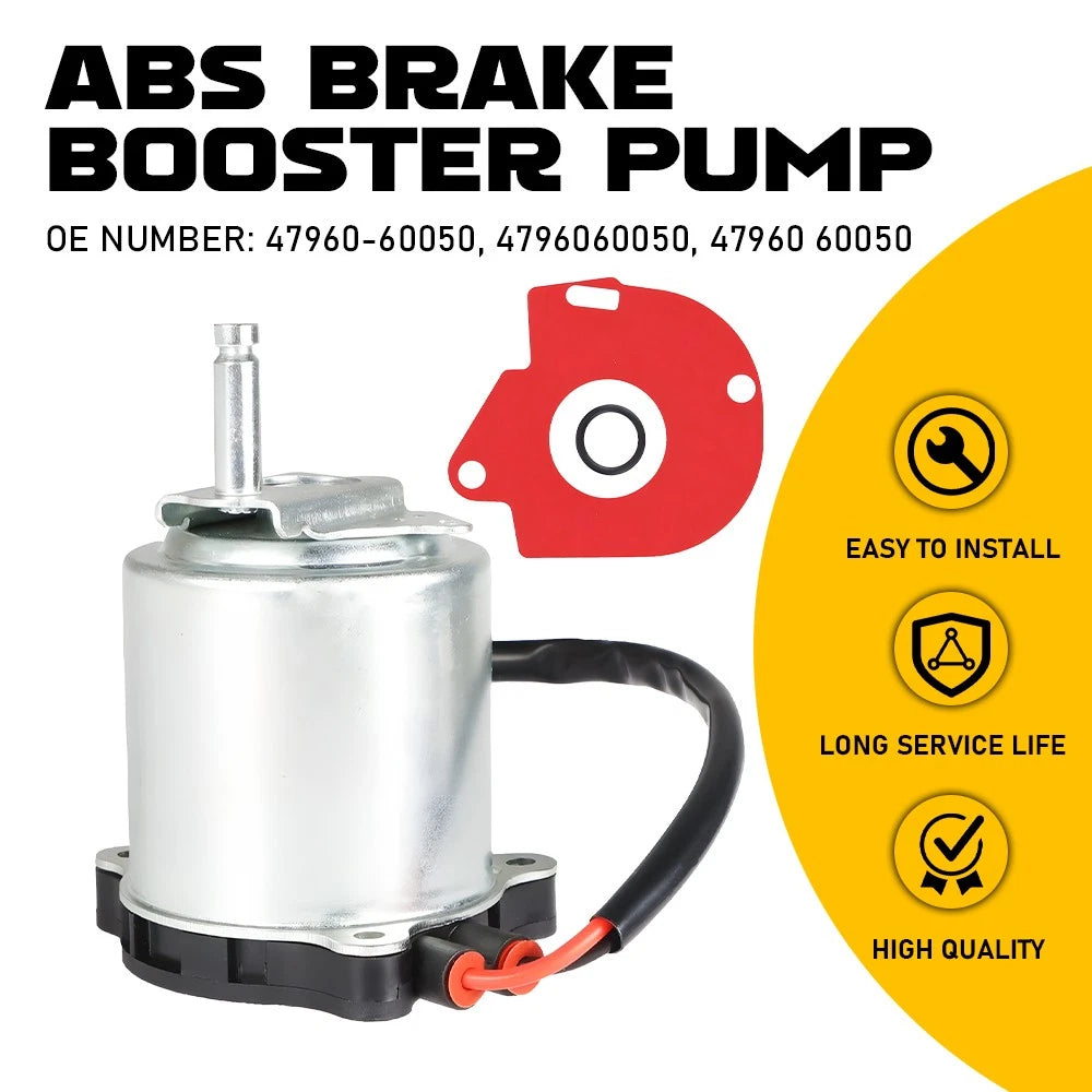 ABS Brake Booster Pump Motor for Toyota 4Runner Lexus GX460 LX570 (2003–2021)