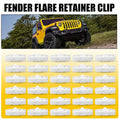 30X Fender Flare Retainer Clip for Jeep Wrangler JL (2018–2020), Gladiator