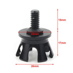 Rear Seat Bolt Tab Screw Mount Aluminum for Harley Imperial Crown (96-Current)