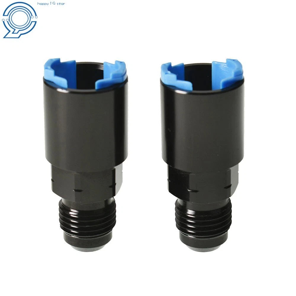 Set of 2 Fuel Rail Fittings for Quick-Disconnect Adapter