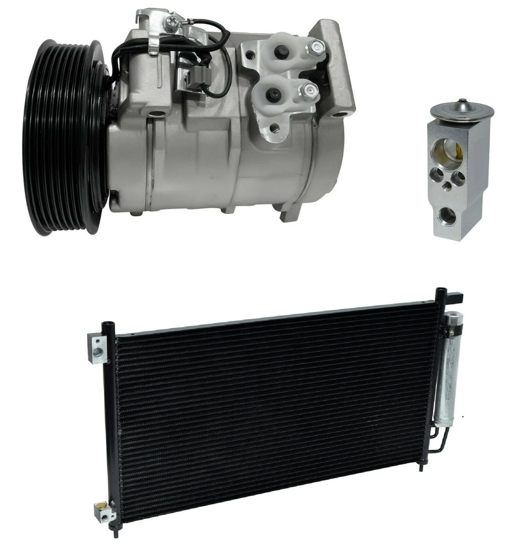 AC Compressor Kit With Condenser for Honda Accord 2.4L (2003–2007)