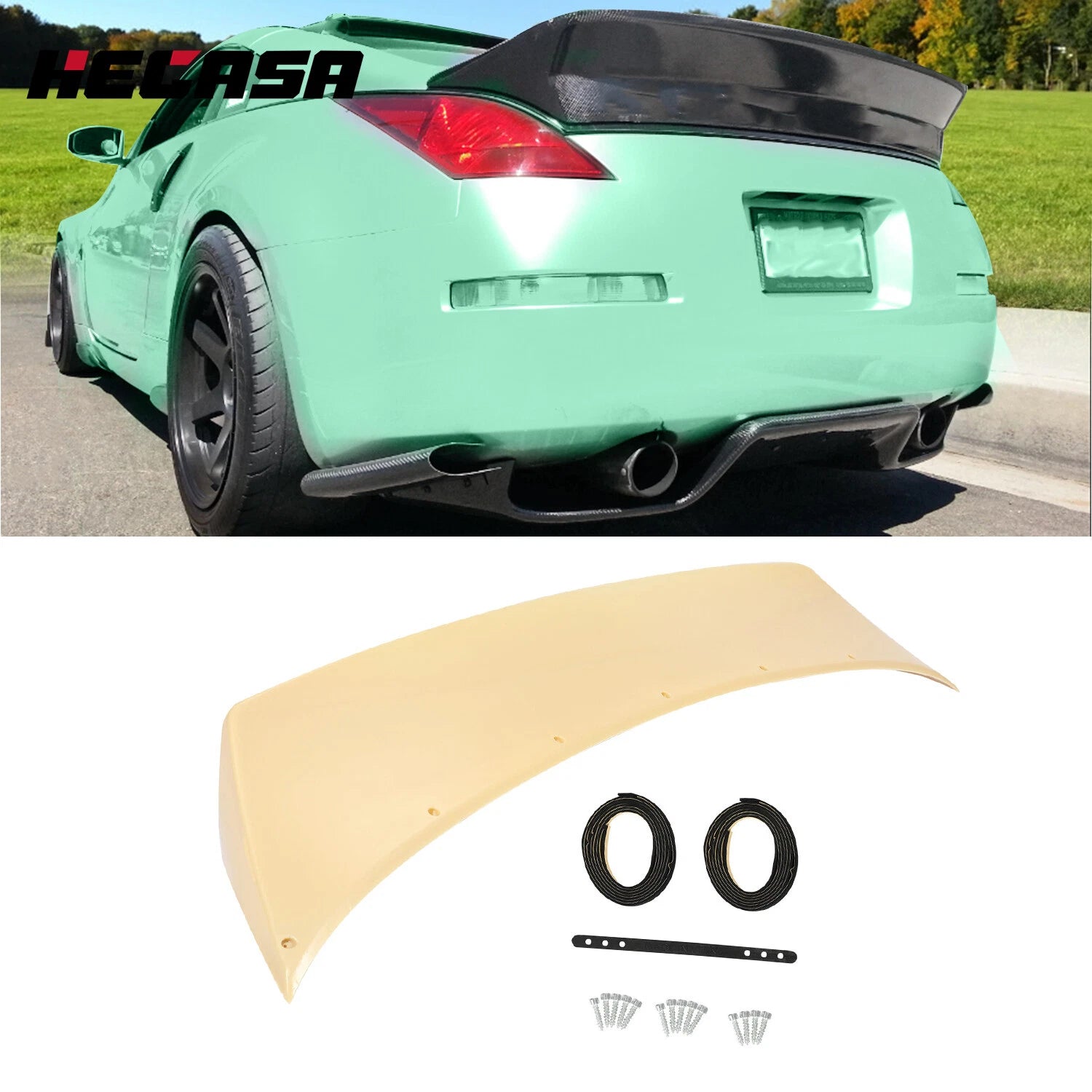 Rear Trunk Spoiler Wing for Nissan 350Z (2003–2008) RB Style