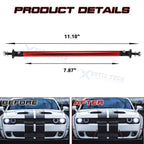 Rear Diffuser Splitter Strut Rod Tie Support Bar for Acura Honda (7.87")