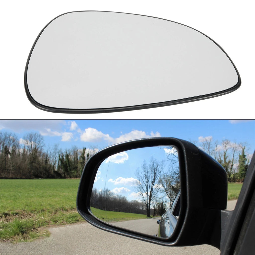Left Rear View Wing Mirror Glass Lens for Ford Fiesta Mk7 (2008–2017)
