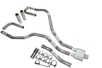 Dual Exhaust 2.5" for Nissan Titan (2004–2006) 1 Chamber Rolled Edge Tip