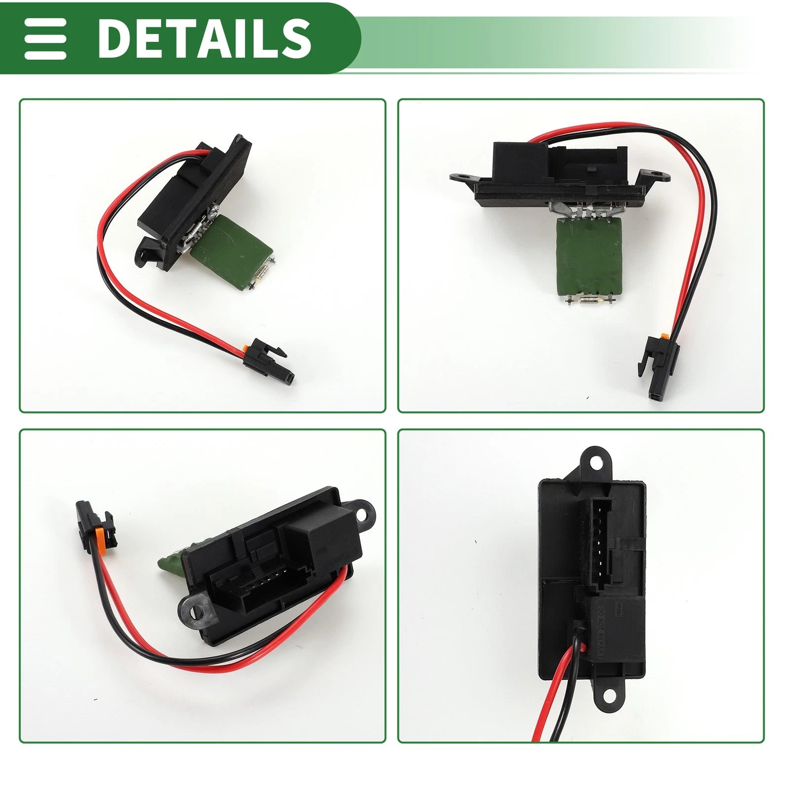 HVAC Blower Motor Resistor No. 89018439 for Buick Rainier, Chevy Trailblazer (2004–2007)