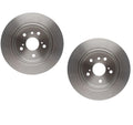 Set of 2 Solid Rear Disc Brake Rotors Dia 282 mm for Toyota Lexus