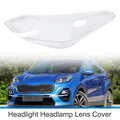 Headlight Lens Cover for Kia Sportage (2017–2019) PC Clear