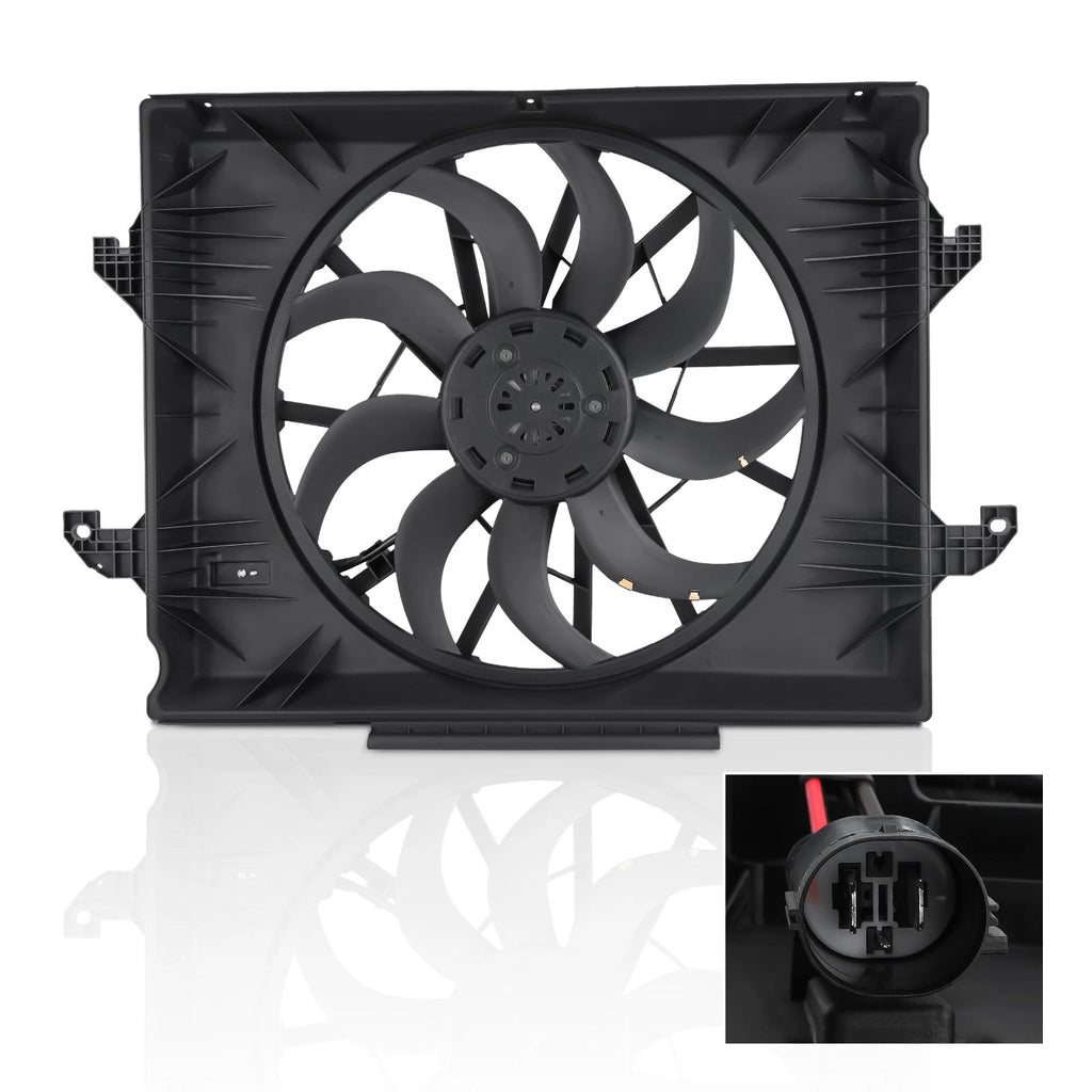 Radiator Cooling Fan Assembly for Jeep Grand Wagoneer, Ram 1500 (2019–2024)