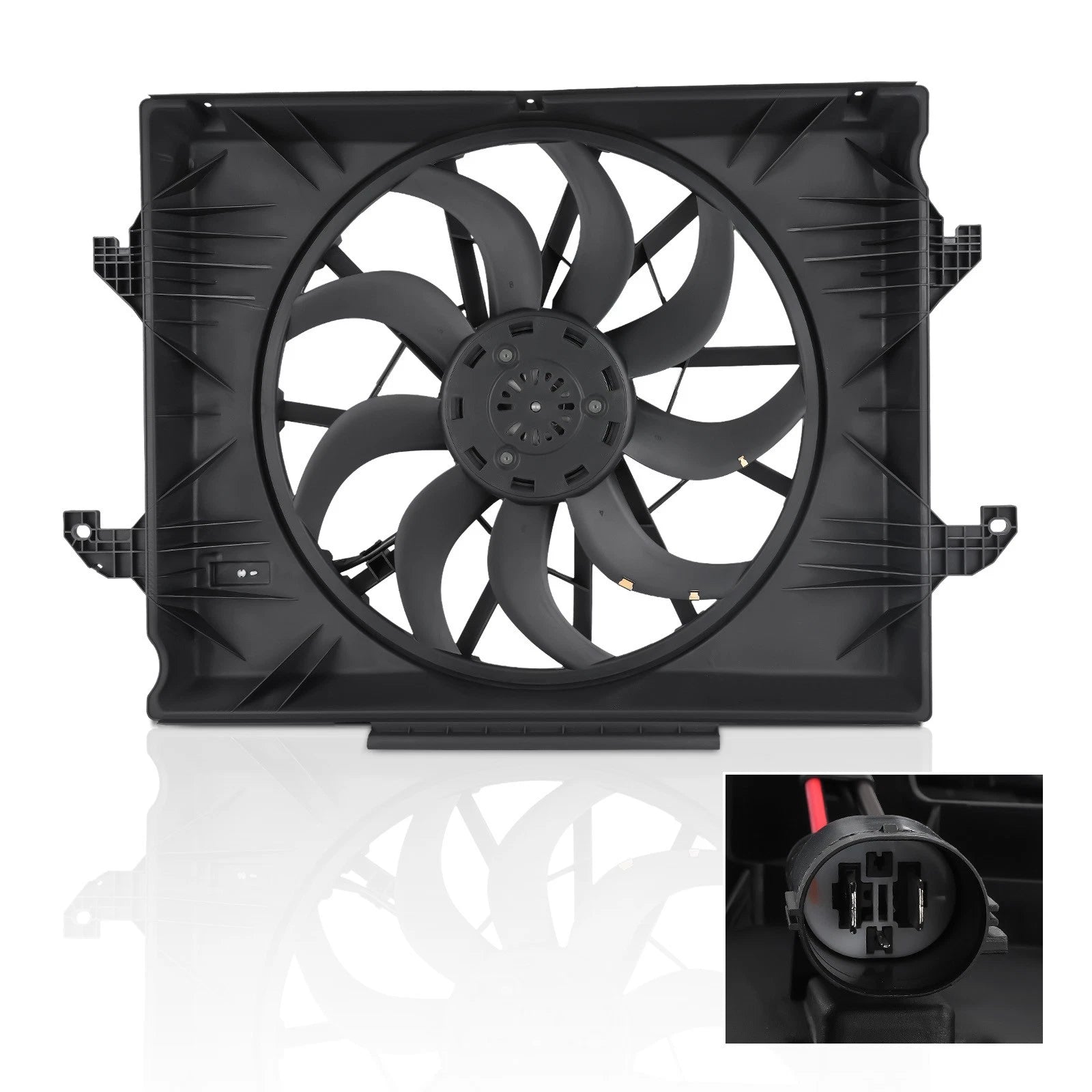 Radiator Cooling Fan Assembly for Jeep Grand Wagoneer, Ram 1500 (2019–2024)