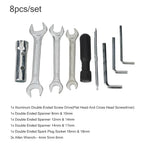 8Pcs Multifunctional Motorcycle Repair Tool Set Wrench Sleeve Screwdriver