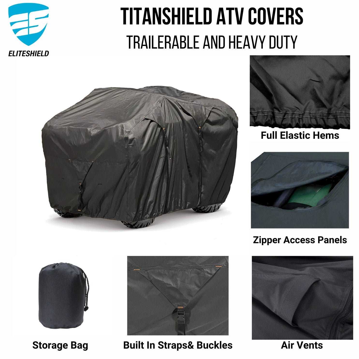 ATV Cover for Arctic Cat Thundercat 1000 H2 (2017–2023) Waterproof Trailerable