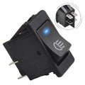 2X ASW17D Rocker Switch 12V 35A 4Pin with LED for Fog Work Lights