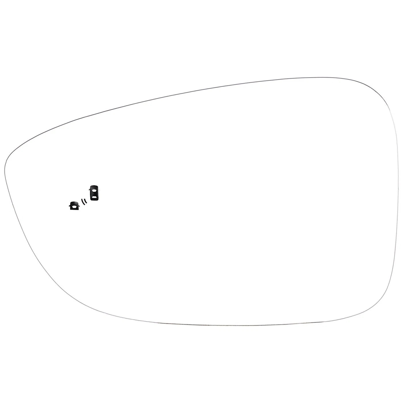 Heated Driver Left Side Mirror Glass for Honda Accord (2023–2024)