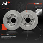 Rear Disc Brake Rotors & Ceramic Pads for BMW 320i, 323i (1998–2005)
