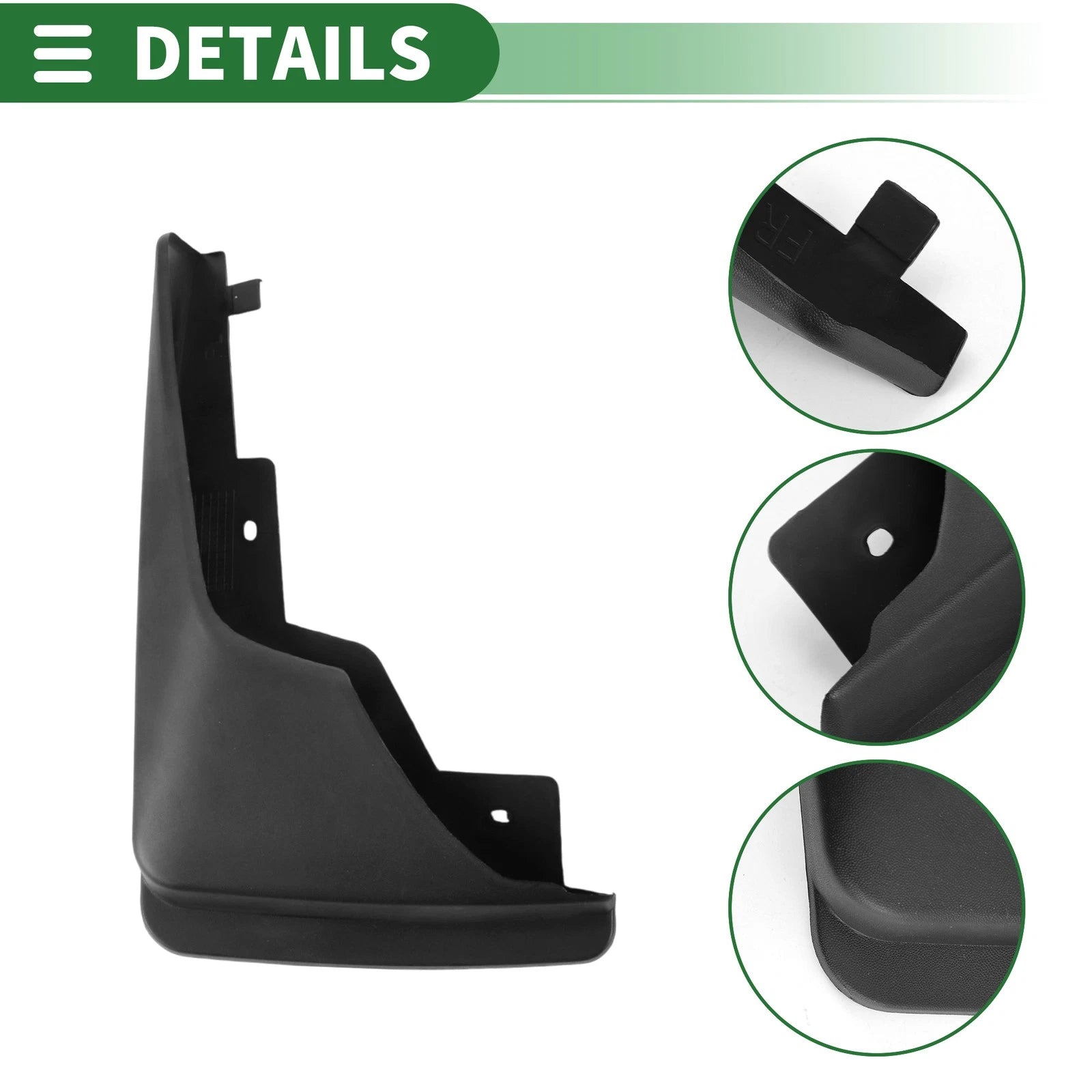 Mud Flaps Splash Guards for Ford Edge (2009–2014) W/ Mount Accessories