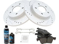 Rear Brake Pad and Rotor Kit for Mazda 3 (2004–2005) NG559ZS