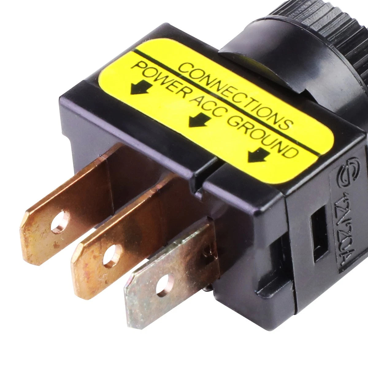 12mm ID Green LED Power On/Off Toggle Switch 3 Pin 12V ACC GND