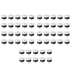 50 Car Door Rivet Fasteners for Renault Clio (OEM 7703077476)